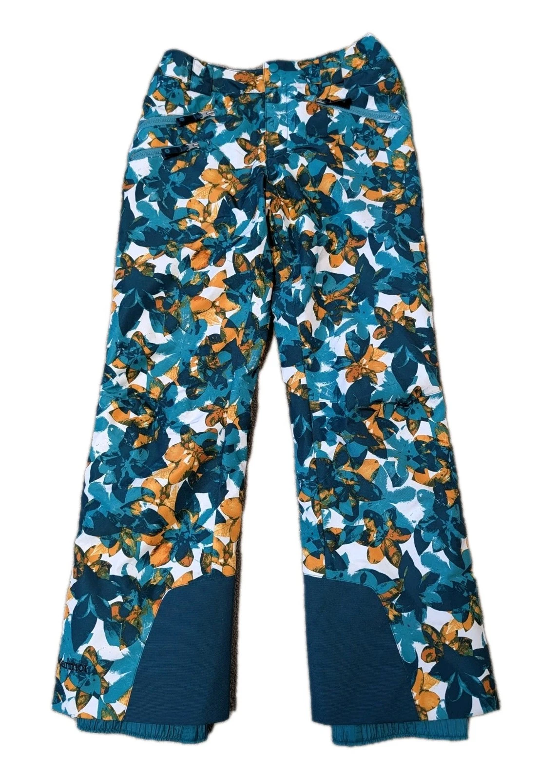 Marmot Girls XL Ski Snowboard Waterproof Snow Pants Harmony Floral Print Outdoor