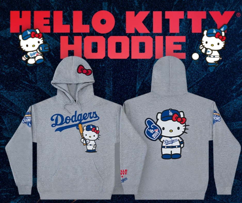 Dodgers Hello Kitty Sweatshirt Hoodie SGA 4/13/2026 Giveaway Size