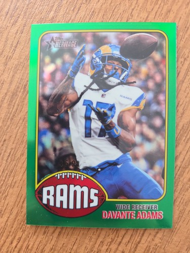 2026 Topps Heritage DAVANTE ADAMS #390 Rams 35/99 | eBay
