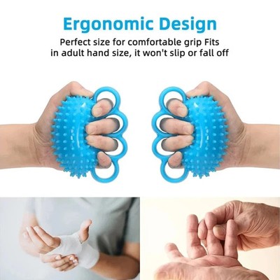 Handgelenk-Stärker Griffball Fingertrainer Therapiebal Handmassage Groß