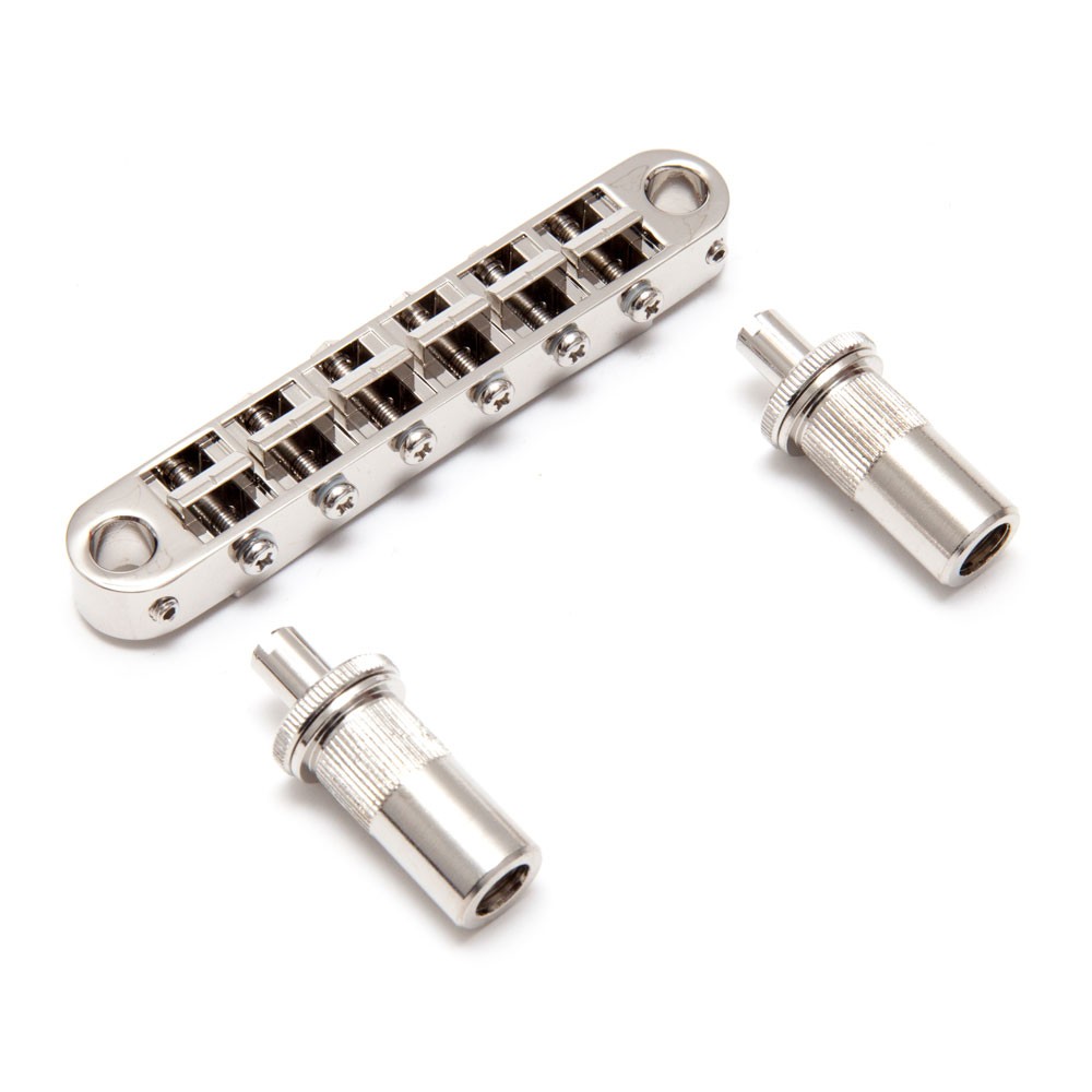 TonePros T3BT Metric Nashville Tune-o-matic Bridge (Nickel)