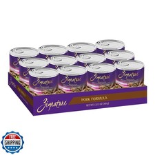 Zignature Pork Limited Ingredient Formula Wet Dog Food 13oz, case of 12 7.72 per gallon