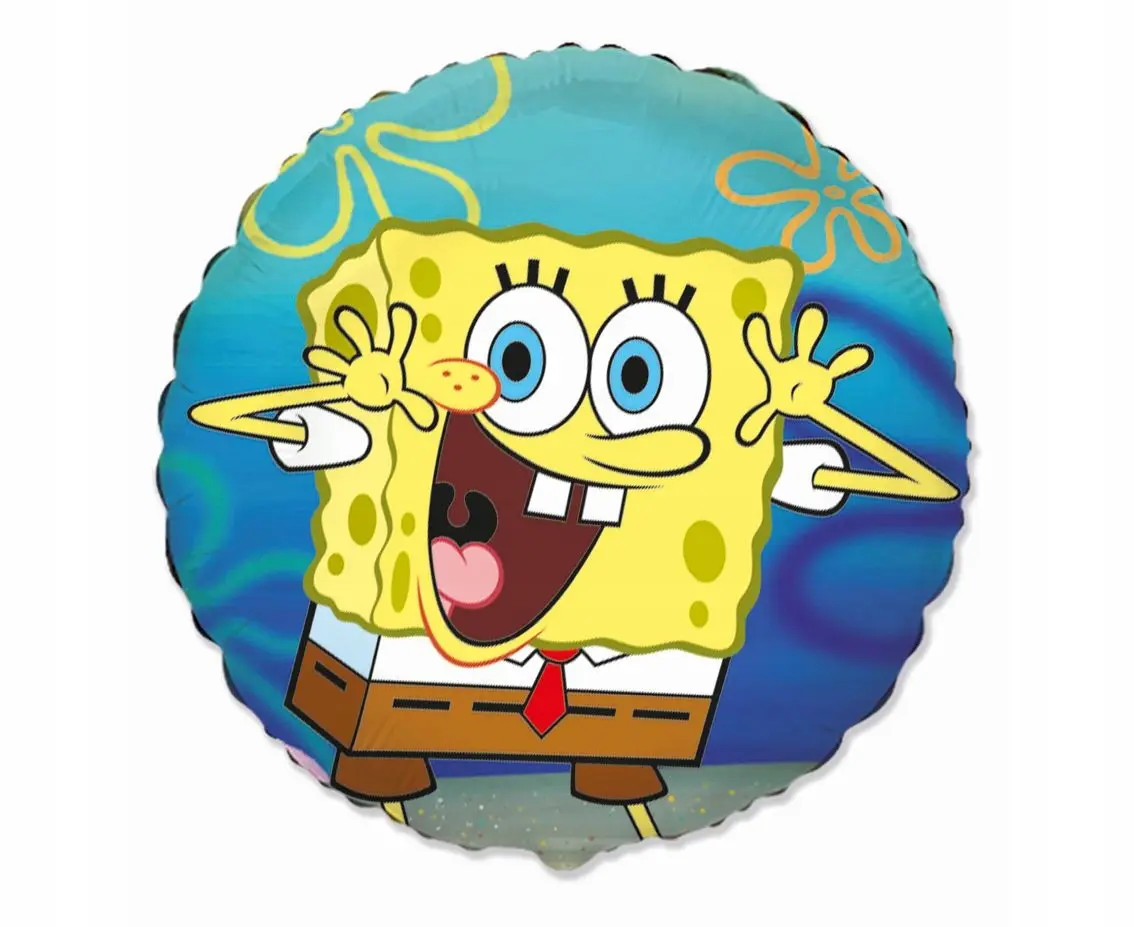 8435743007566 Balon foliowy 18 FX - Spongebob, pakowany Flexmetal