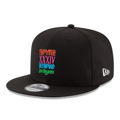 Men's New Era Black LA28 Superbloom Collection 9FIFTY Snapback Hat