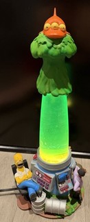NECA The Simpsons MOTION LAVA LAMP Glow in The Dark Scene 2003 Read