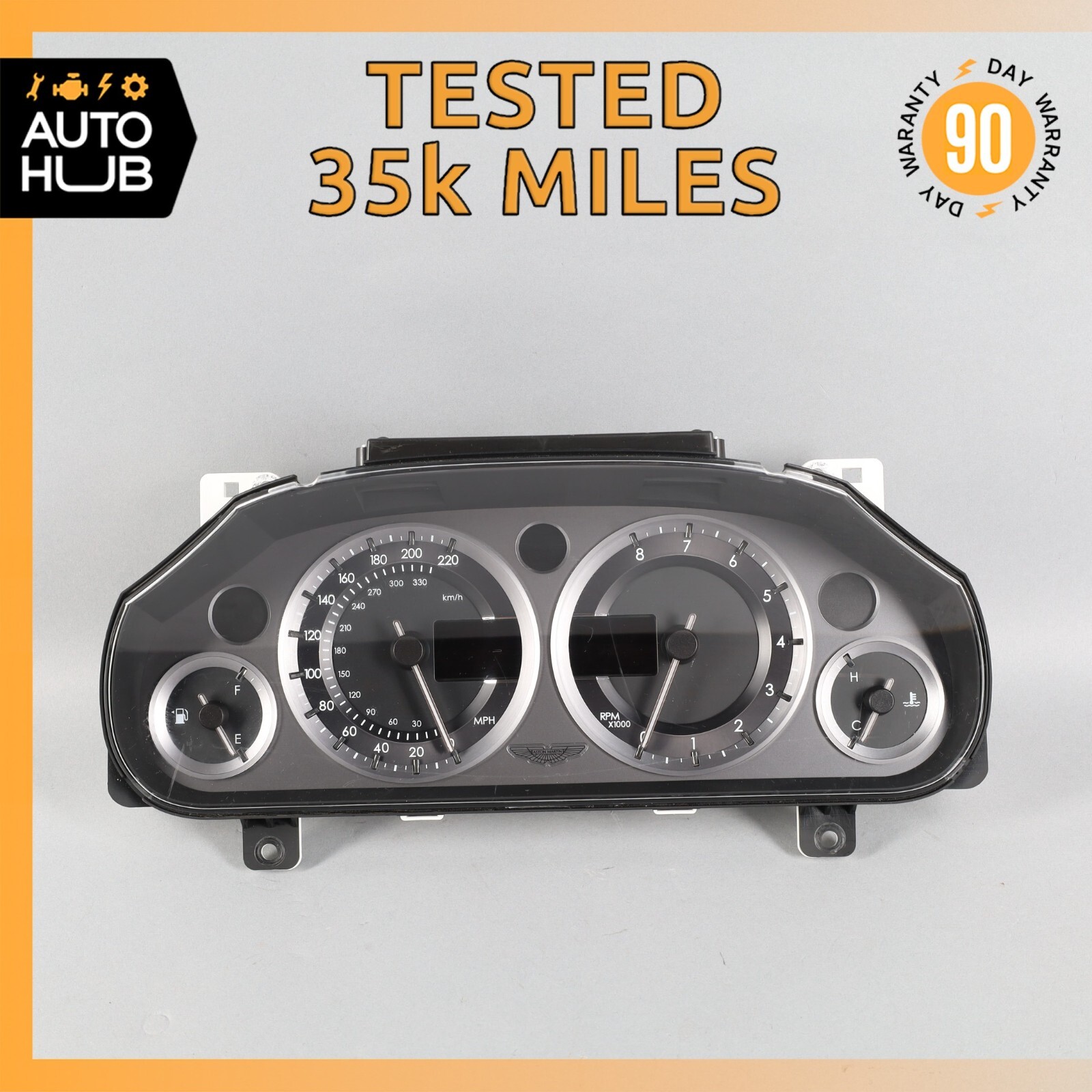06-16 Aston Martin DB9 V8 Vantage Instrument Cluster Speedometer OEM 35k
