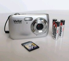    GREAT COND. Vivitar ViviCam 9112 9.1 MP Silver Digital Camera