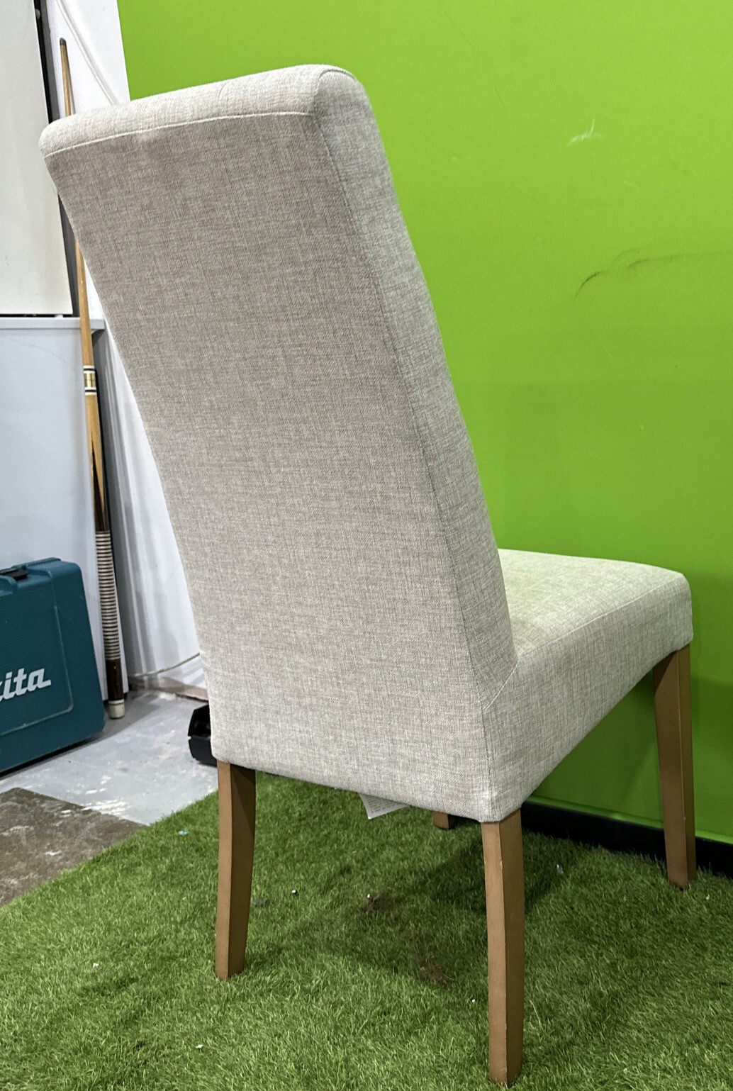 Modern Dining Chair Beige Cream Easy And Comfortable Bedroom Chairs eBay