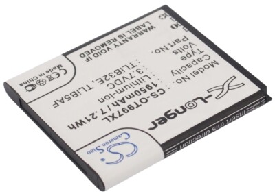 Li-Ion Akku für Alcatel MW40 MW40CJ MW40V 3,7V 1950mAh