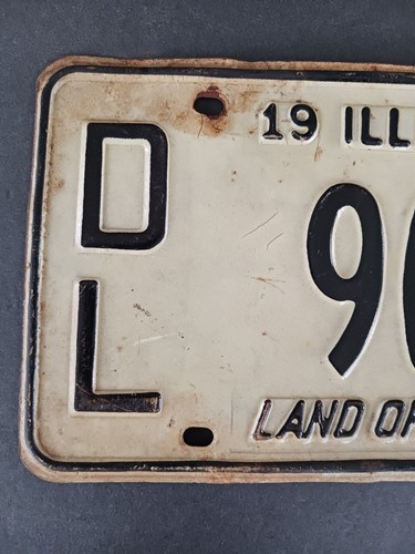 1971 Illinois IL Dealer License Plate DL 908C Trailer - Picture 5 of 8