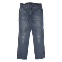 LEVI'S 514 Jeans BIG E Mens Blue Slim Straight Stone Wash W33 L32