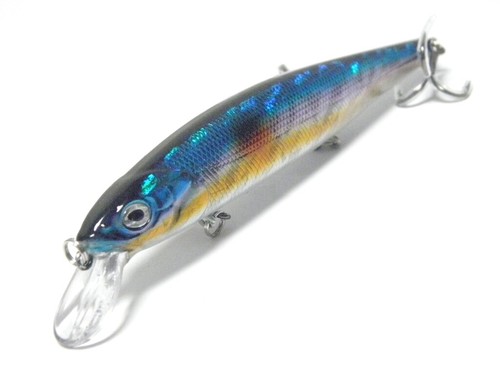 Señuelo de pesca cebo duro jerkbait con señuelo de 5 1/2 pulgadas 4/5 oz para pesca de lubinas M774 - Imagen 22 de 100