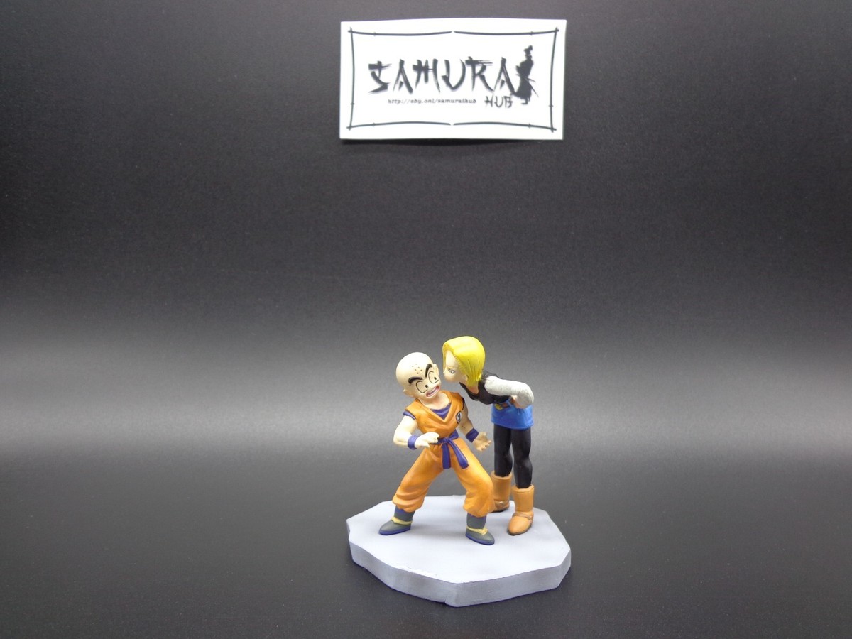 Dragon Ball Z Capsule Figure Android 18 Krillin Megahouse Gashapon
