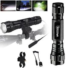 5000LM Hunting  Flashlight Light Torch + Clip Mount +Switch for Hunting  m