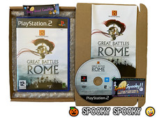 Great Battles Rome PS2 - UK PAL OTTIME CONDIZIONI CIB - Confezione Alta Qualità - Tracciato