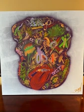 "It's Only ROCK 'n ROLL, But..."  large abstract paintings on canvas original