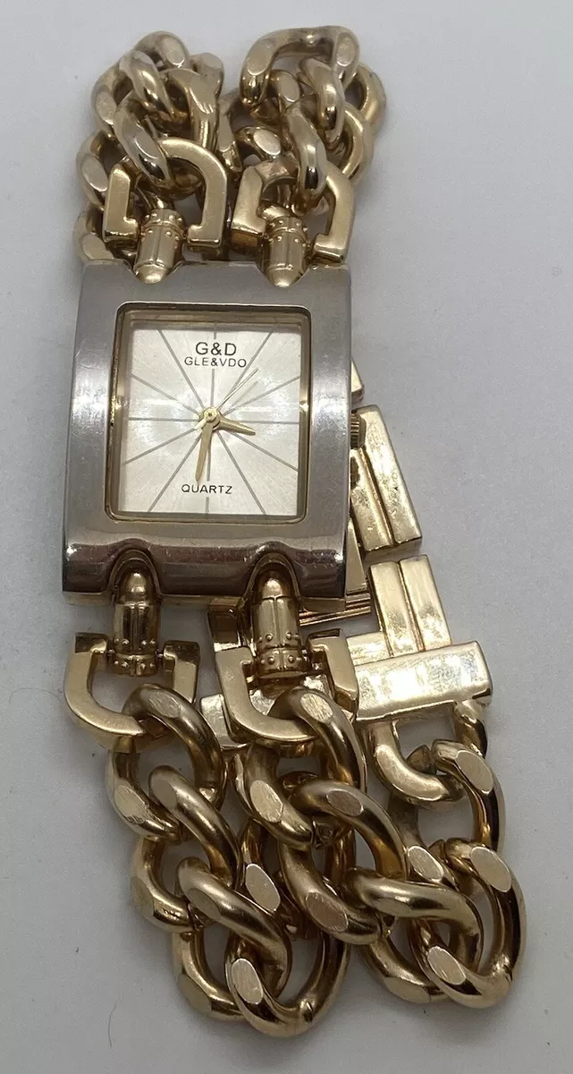 Chunky gold online watch womens