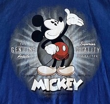 Mickey Mouse T Shirt Disney T Shirt Cartoon T Shirt Mens XL T Shirt