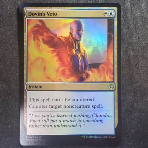 Dovin's Veto - Foil War of the Spark (MTG)