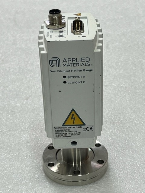 Applied Materials HDP100 0190-48891 Dual Filament Hot Ion Gauge Used