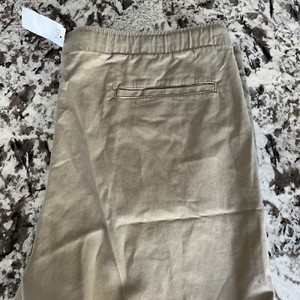 True Nation Shorts Mens 46 Tan Khaki Cotton Waist Chino