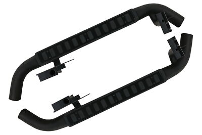 Trittbretter Seitenschritte für Land Rover Defender 90 90-16 Schwarz Edition
