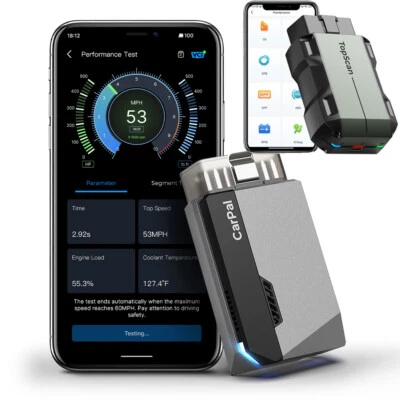 NUOVO! TOPDON dispositivo diagnostico auto OBD2 scanner Bluetooth TPMS TOPSCAN/Carpal tedesco