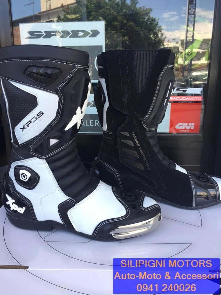XPD XP3-S Cod.S55 WHITE 011 STIVALE DA MOTO RACING PISTA - Immagine 3 di 4