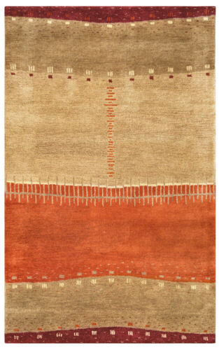 2x8 Rizzy Rugs Red Abstract Patchwork Blocks Runner MV3159 - Aprx 2' 6" x 8'