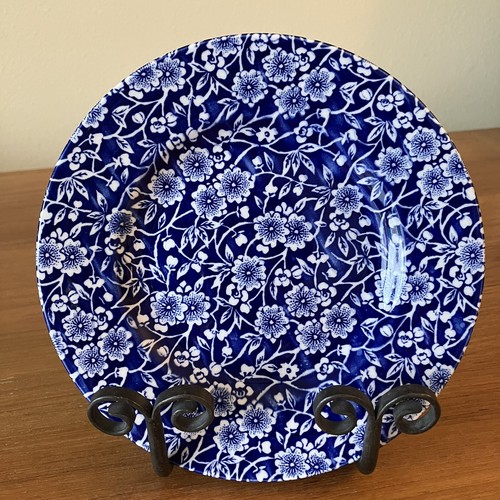 Set 4 Dessert Plates Churchill England Calico Pattern - Picture 3 of 6