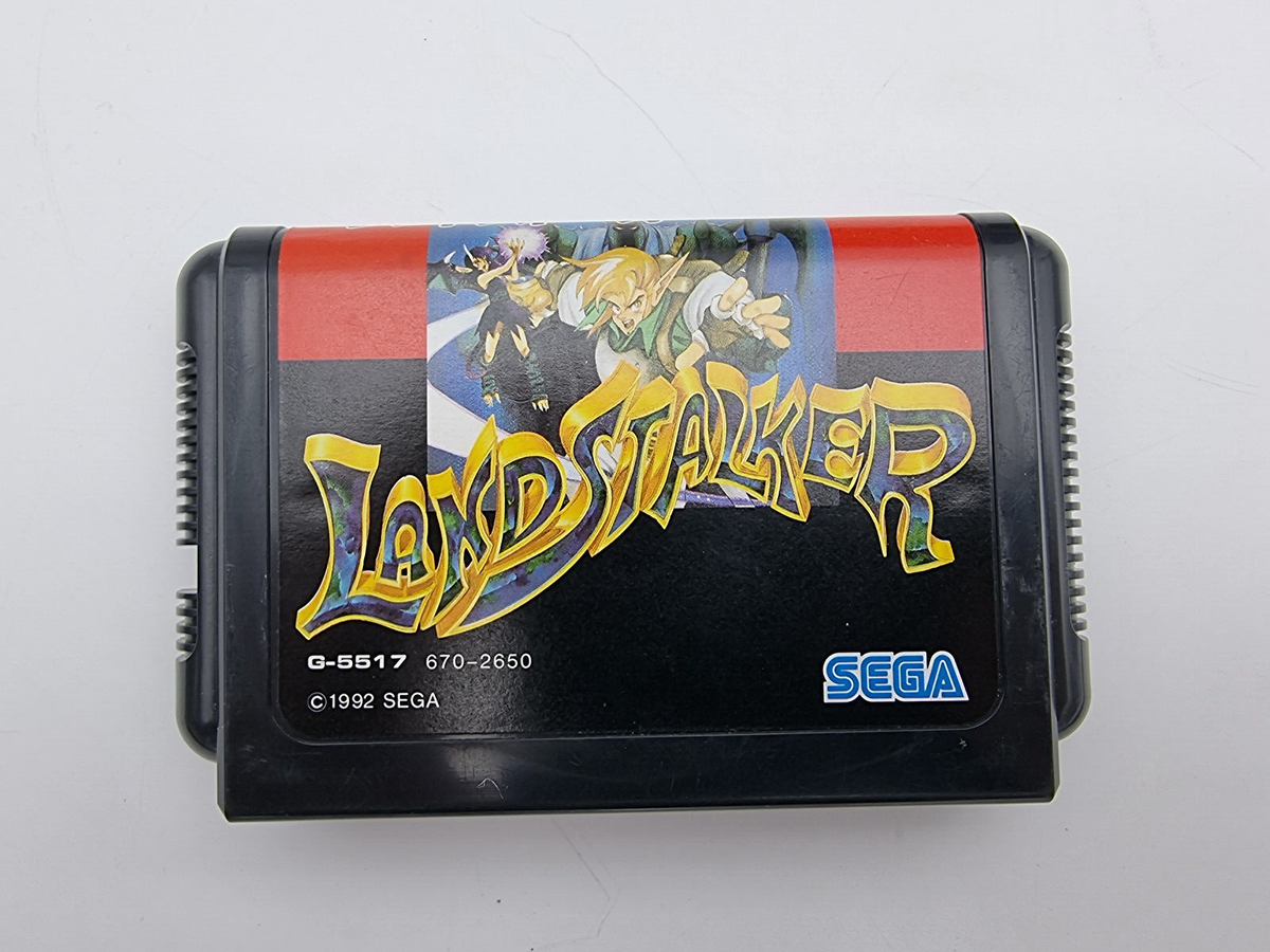 Jeu Vidéo Landstalker # MD / Megadrive Version Japonaise (JAP) - Très Bon état, Boîte Et Notice, 1992