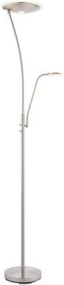 Endon Alassio dekorative satinierte Chrom LED Mutter & Kind Steh Stehlampe