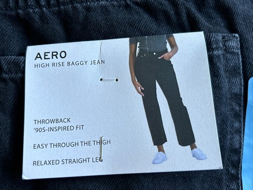Aeropostale Wmns Sz 10 Relaxed Throwback 90's Fit High Rise Baggy Jeans 9852AS - Picture 3 of 6