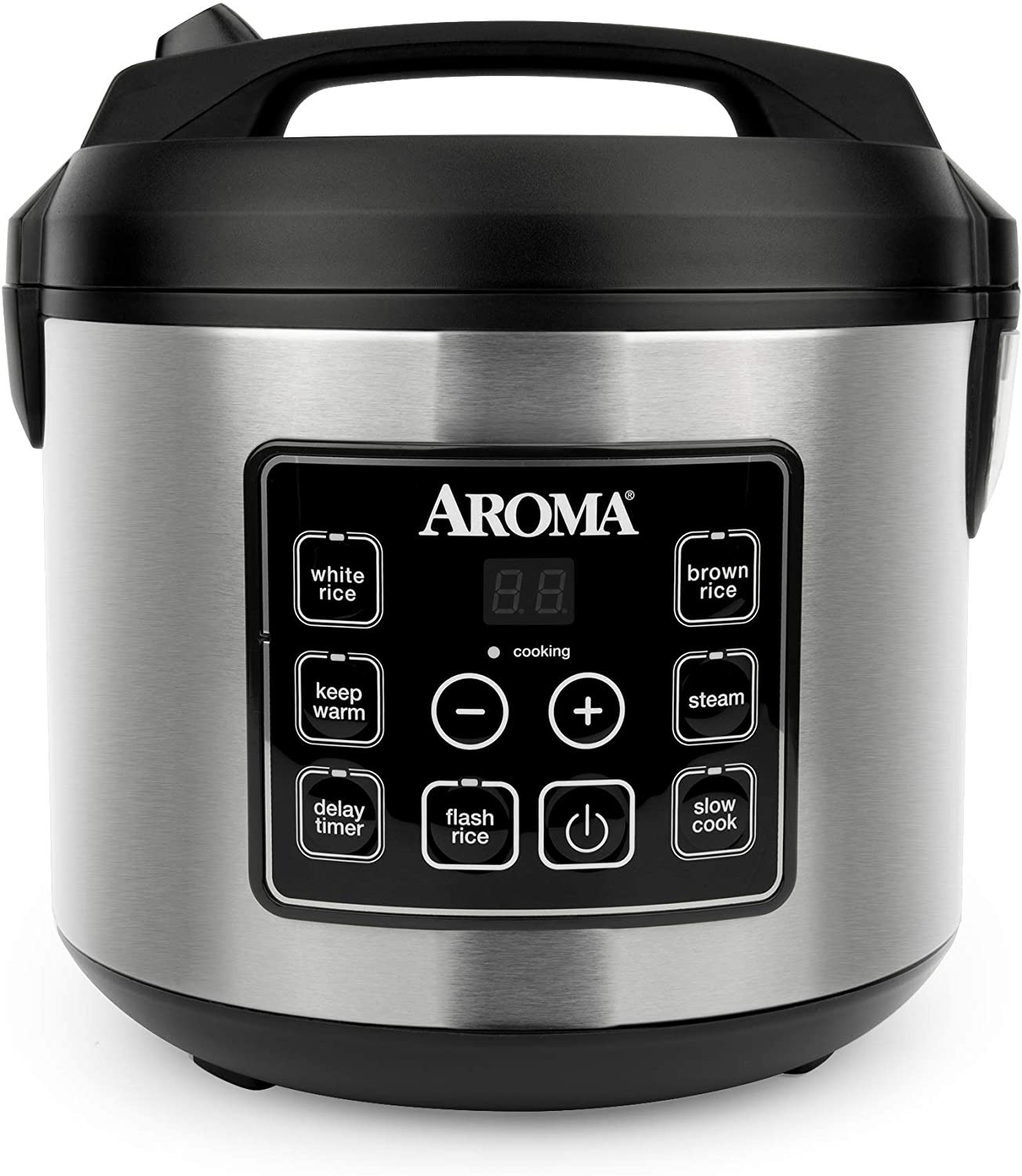 20 Cup Cooked (10 Cup Uncooked) Digital Rice Cooker, Slow Cooker, Food Steamer, 