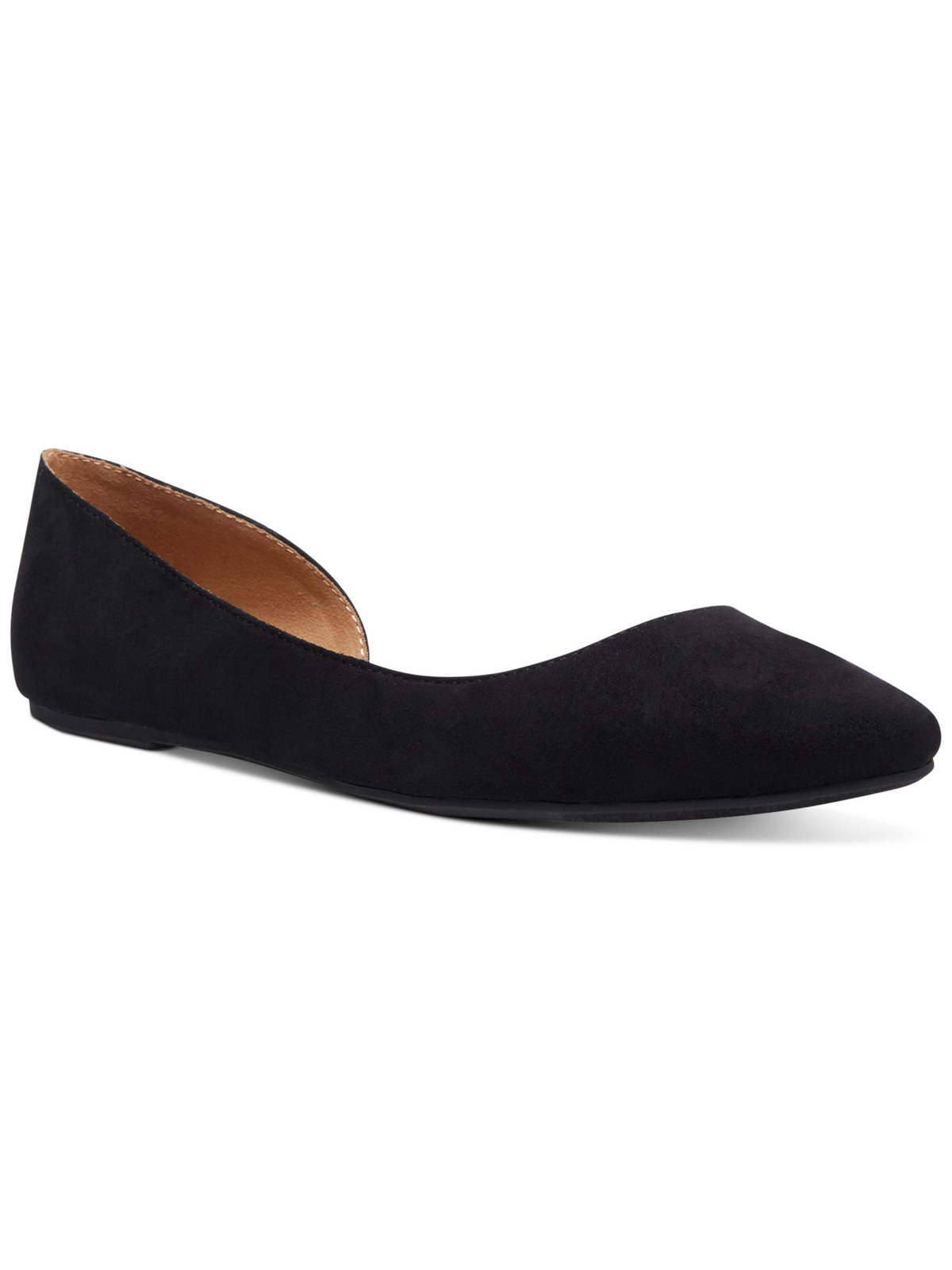 Женские черные балетки без шнуровки WILD PAIR Mabel с миндалевидным носком размер 65 м 1690₽