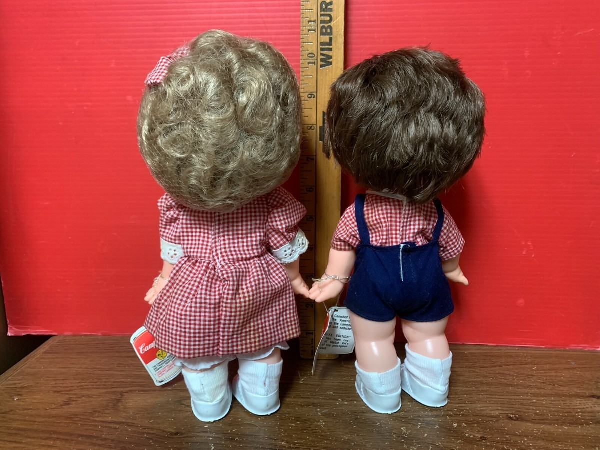 ビンテージ 1988 キャンベルドールセットCampbell Doll Set Campbell's Soup Dolls Vintage Campbell 1988 Special edition