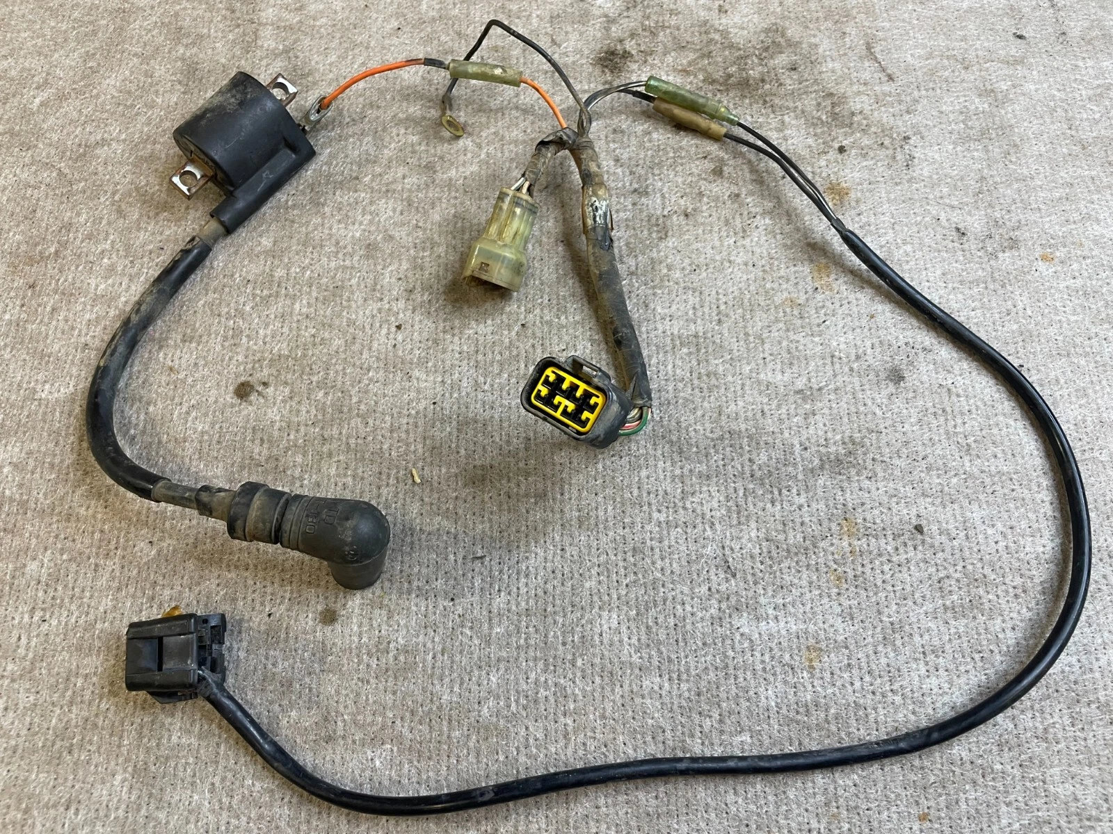 2002-18 Yamaha YZ85 OEM ignition coil WITH wiring harness TESTED WORKING!!