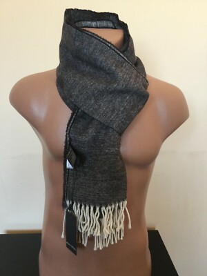100 % original MARC O'POLO unisex brown cotton scarf shawl Made In Italy
