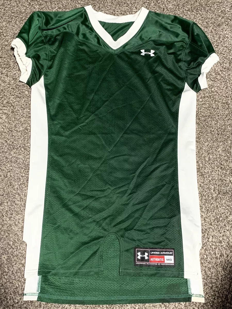 NWOT Under Armour Blank Pro Cut Green Authentic Football Jersey Medium Long