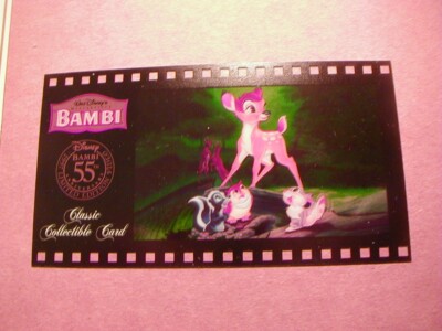Suncoast Disney The Exclusive Classic Card Collection Bambi 55th Anniversary LTD