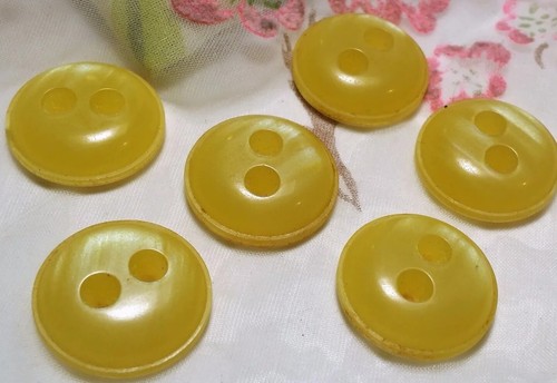 Bouton Ancien En Galalithe (plastique Vintage) - Diamètre 3,4 Cm - Lot De 1 à 10 Pièces - Mercerie D'occasion