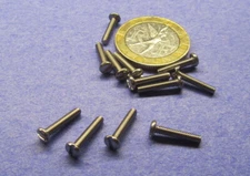 18-8 Stainless Steel Pan Head Slotted Machine Screw 2-56 x 7/16", 500 pcs