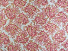 Luthitec Clear Backed Pink Paisley Paper Guitar Body Decal - 420x295mm