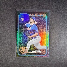 2024 Topps Series 1 GRANT HARTWIG Easter Eggs Foil RC Parallel #130 Mets