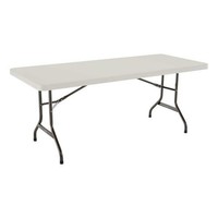 Lifetime 22900 Folding Utility Table, 6 Feet, Almond, New, Free Shipping on sale Lifetime 22900 Folding Utility Table, 6 Feet, Almond, New, Free Shipping on sale