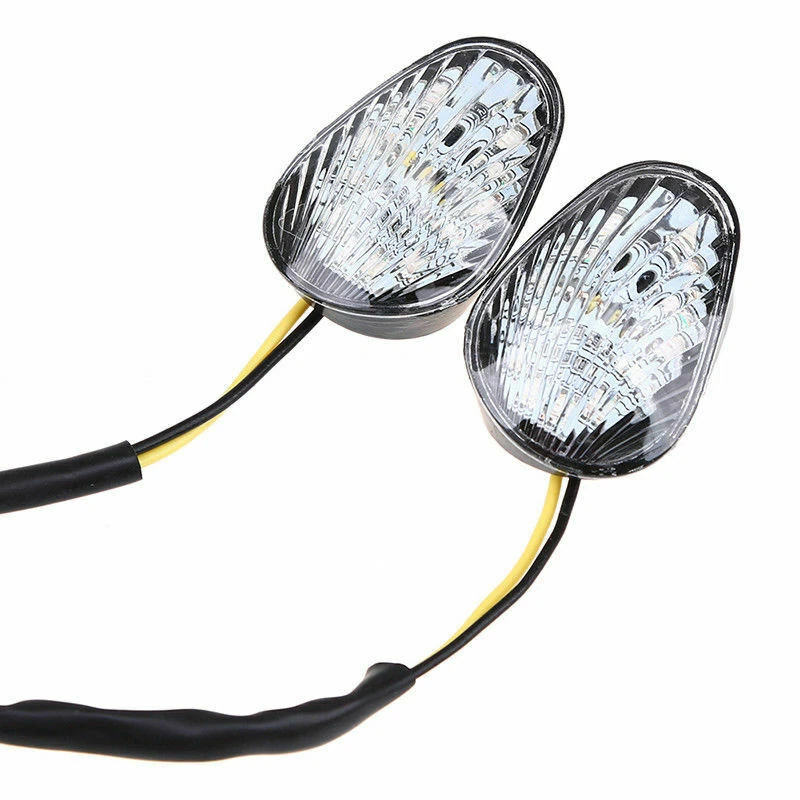 Luz indicadora de señal de giro LED montaje empotrado para Yamaha YZF R1 R6S R6 2002-2014 Foto 3 de 4