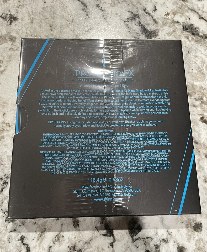 SKINN Pro Studio FX Matte Shadow & Lip Portfolio Palette NIP Sealed - Image 2 of 3