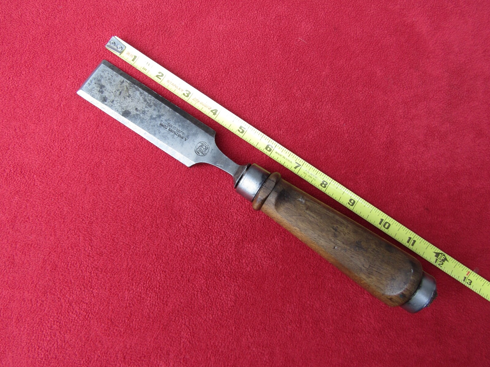NICE Vintage/Antique F.W.B. Wood Chisel Germany Deer/Stag Brand A