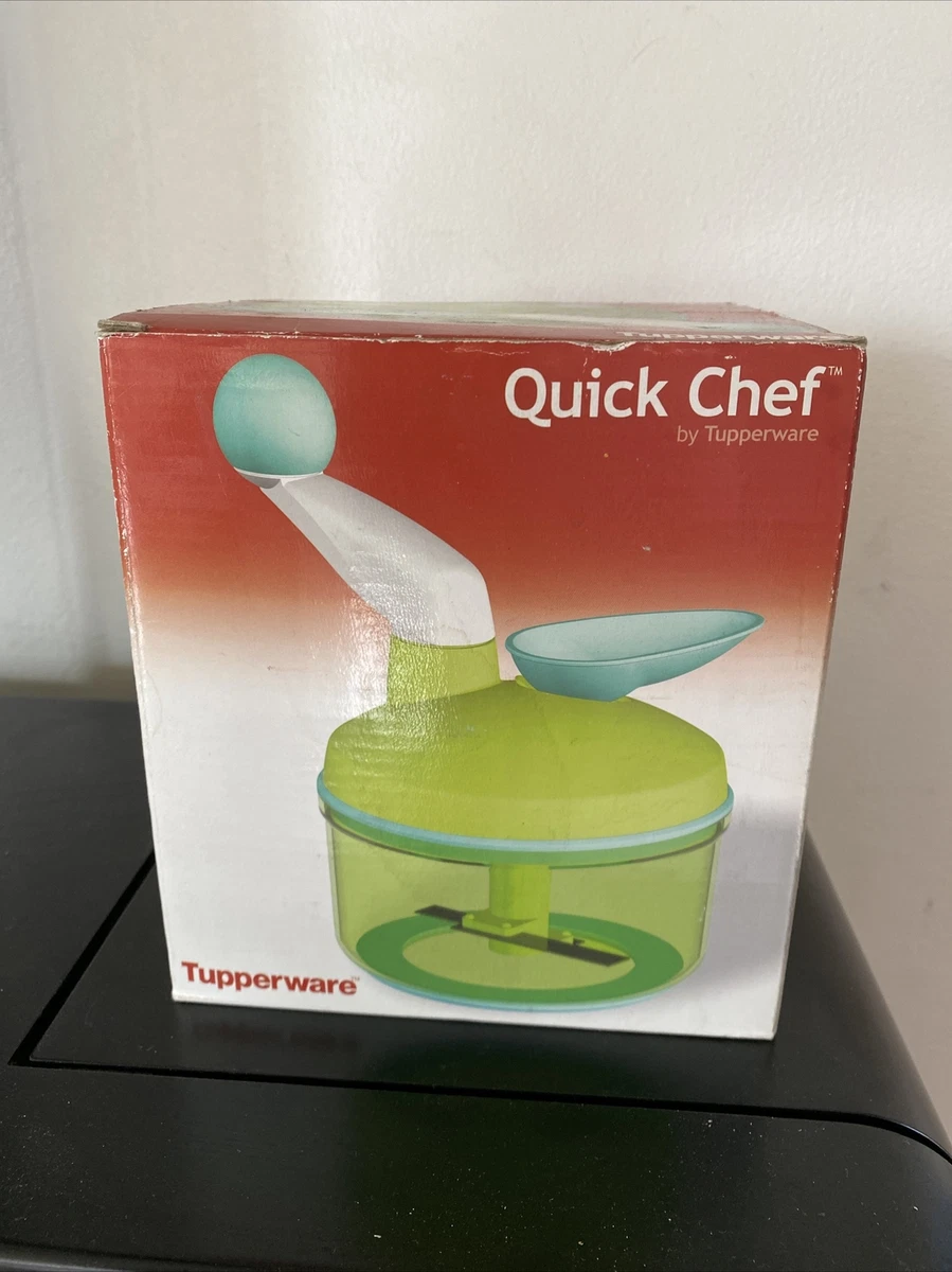 Hachoir Mixeur Manuel Tupperware Quick Chef – Dans Sa Boîte – Peu Servi