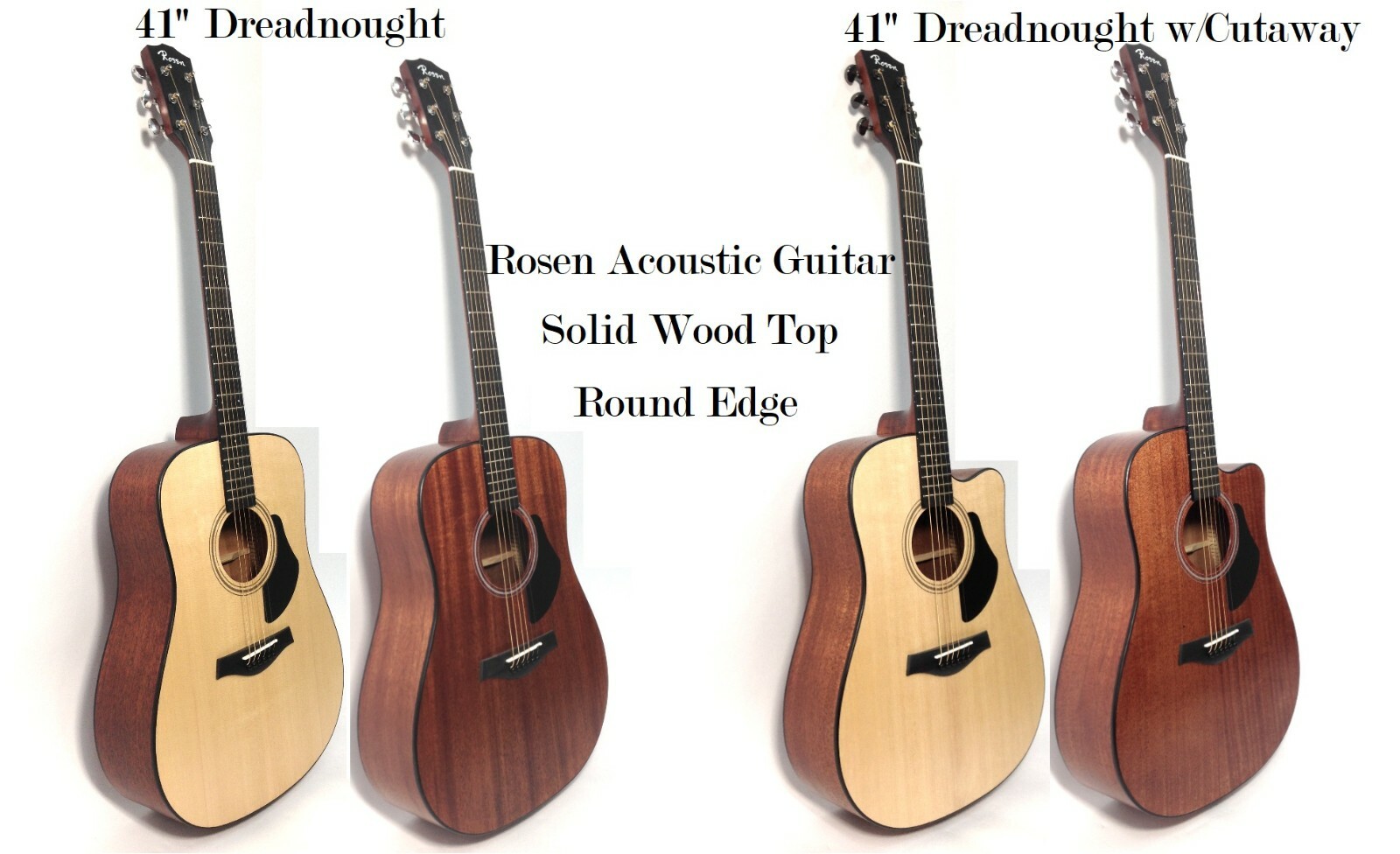 solid wood acoustic